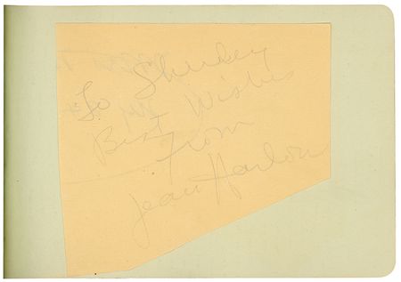 Lot #750 Classic Hollywood (80+) Autograph Album with Jean Harlow, John Wayne, Harold Lloyd, and More - Image 3