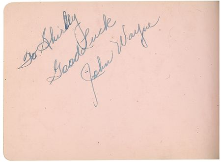 Lot #750 Classic Hollywood (80+) Autograph Album with Jean Harlow, John Wayne, Harold Lloyd, and More - Image 7