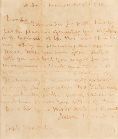 Lot #422 Horatio Nelson Autograph Letter Signed to William Robert Broughton - Image 2
