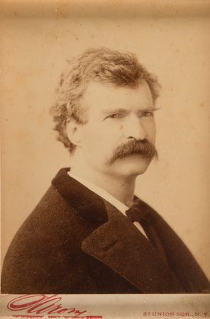 Lot #580 Samuel L. Clemens Double Signature - 