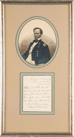Lot #479 William T. Sherman War-Dated Autograph Letter Signed - Image 1
