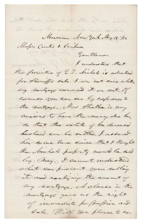 Lot #330 P. T. Barnum Autograph Letter Signed - It