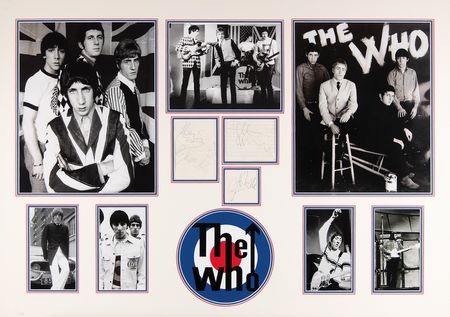 Lot #654 The Who Signature Display