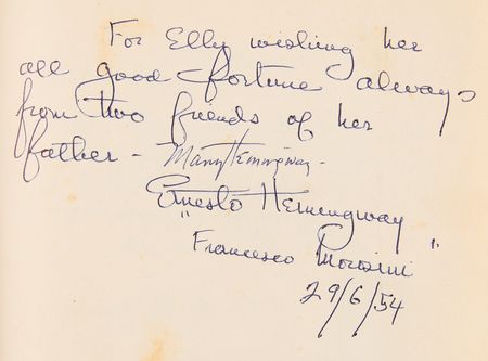 Lot #587 Ernest Hemingway Signature - Image 3