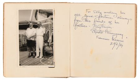 Lot #587 Ernest Hemingway Signature - Image 4