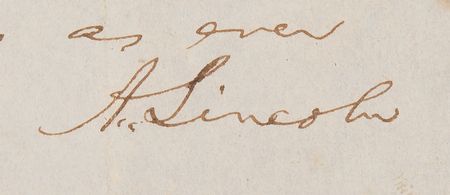 Lot #22 Abraham Lincoln Autograph Letter Signed (1850) - 