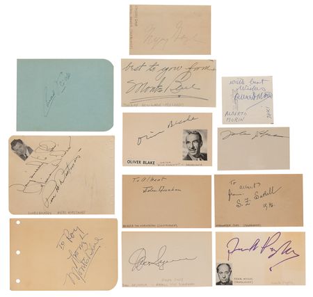Lot #783 Casablanca (35+) Signed Items with Humphrey Bogart, Ingrid Bergman, Michael Curtiz, Dooley Wilson, and Many More - Image 3