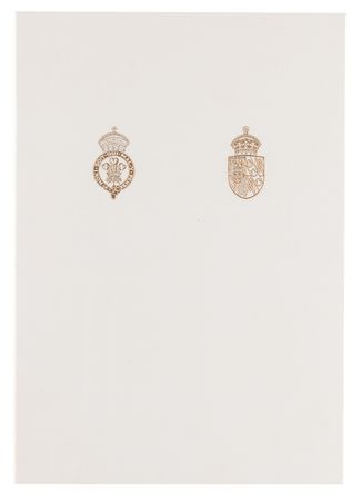 Lot #241 Princess Diana and King Charles III Signed Christmas Card (1986) - Image 2