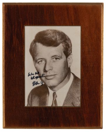 Lot #357 Robert F. Kennedy Signed Photograph