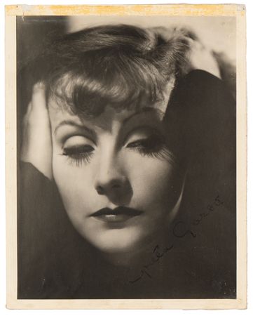 Lot #796 Greta Garbo Signed Photograph by Clarence Sinclair Bull - Image 1