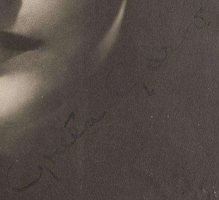 Lot #796 Greta Garbo Signed Photograph by Clarence Sinclair Bull - Image 2