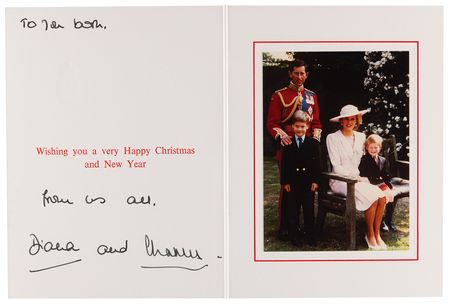 Lot #242 Princess Diana and King Charles III