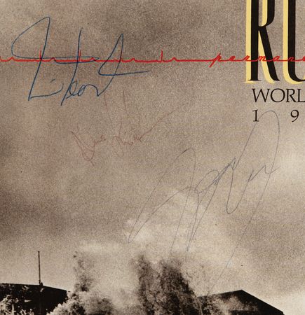 Lot #715 Rush Signed 1980 Permanent Waves World Tour Program - Image 2