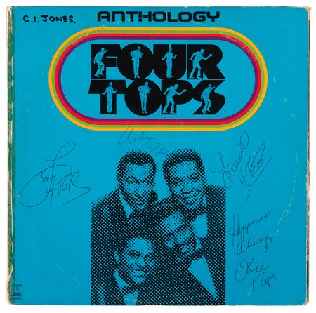 Lot #691 Four Tops Signed Album - Image 1