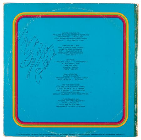 Lot #691 Four Tops Signed Album - Image 2