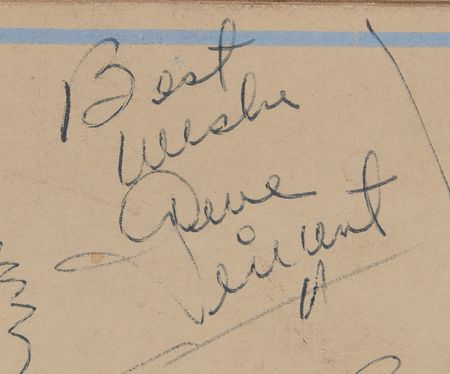 Lot #682 Eddie Cochran and Gene Vincent Signatures - Boy Meets Girls Cast Sheet - Image 3