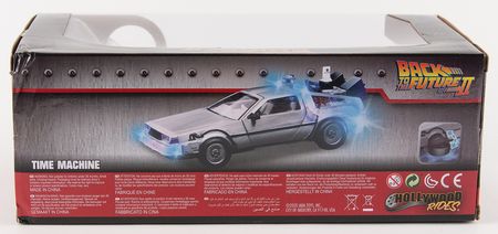 Lot #772 Back to the Future: Michael J. Fox and Christopher Lloyd Signed DeLorean ‘Time Machine’ Model Car - Image 6