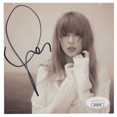 Lot #740 Taylor Swift Signed CD Insert - The Tortured Poets Department - Image 1