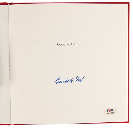 Lot #114 Gerald Ford Signed Book - The Thirty-Eighth President (Ltd. Ed. #70/300) - Image 4