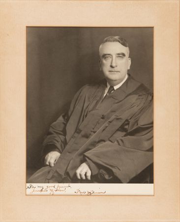 Lot #399 Fred M. Vinson Signed Photograph - Image 2