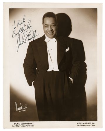 Lot #664 Duke Ellington Signed Photograph