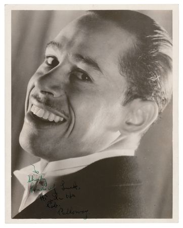 Lot #663 Cab Calloway Signed Photograph
