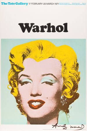 Lot #518 Andy Warhol Signed 'Marilyn Monroe'