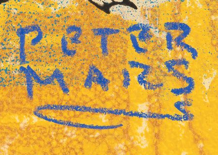 Lot #562 Peter Mars Original 'Alice’s Adventures’ Silkscreen Painting - ‘Sense of Power' - Image 2