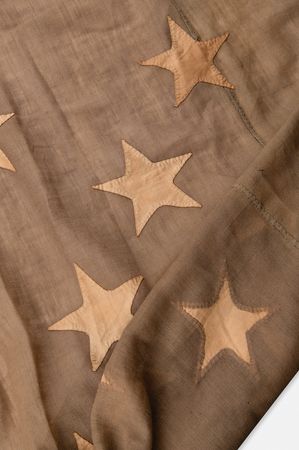 Lot #35 Civil War-era United States Union 34-Star 'Gum Swamp' Flag (1861-1863) - Image 3