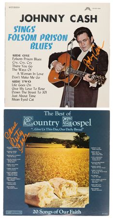Lot #667 Johnny and June Carter Cash (2) Signed