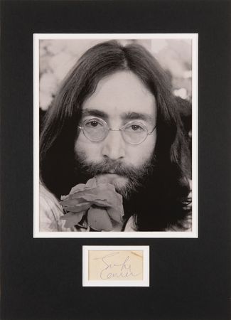 Lot #639 Beatles: John Lennon Signature