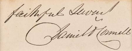 Lot #386 Daniel O'Connell Signature - Image 2