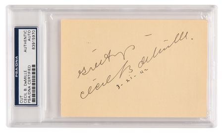Lot #838 Sunset Boulevard Collection of (9) Signatures - Image 5