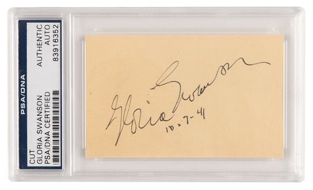 Lot #838 Sunset Boulevard Collection of (9) Signatures - Image 8