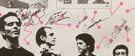 Lot #704 The Motels Signed 1980 Concert Poster (Brussels, Belgium) - Image 2