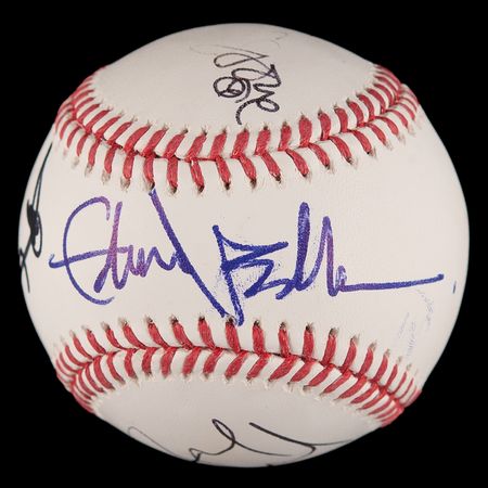 Lot #710 Pearl Jam Signed Baseball