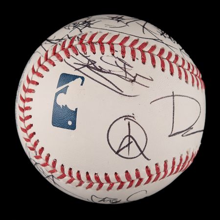 Lot #703 Dave Matthews Signed Baseball - Image 2