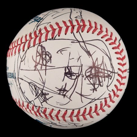 Lot #703 Dave Matthews Signed Baseball - Image 5