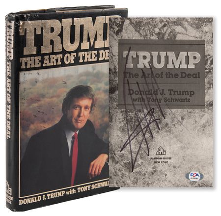 Lot #189 Donald Trump Signed Book - The Art of the Deal - Image 1