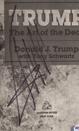 Lot #189 Donald Trump Signed Book - The Art of the Deal - Image 2