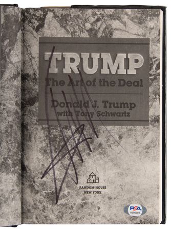 Lot #189 Donald Trump Signed Book - The Art of the Deal - Image 4