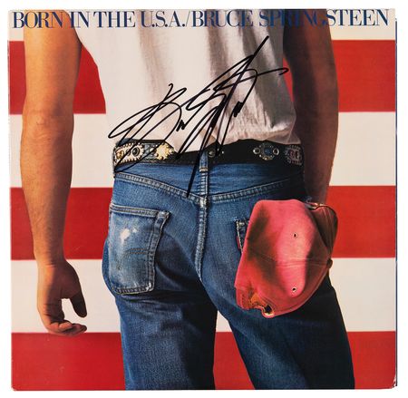 Lot #721 Bruce Springsteen Signed Album - Born in the U.S.A. - Image 1