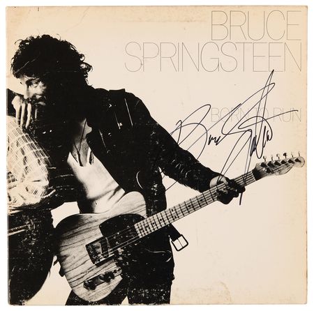 Lot #722 Bruce Springsteen Signed Album - Born to Run - Image 1