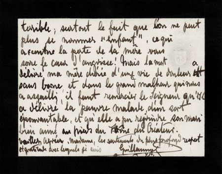 Lot #239 Kaiser Wilhelm II Autograph Letter Signed on the Death of His Mother, Victoria, Princess Royal - Image 2