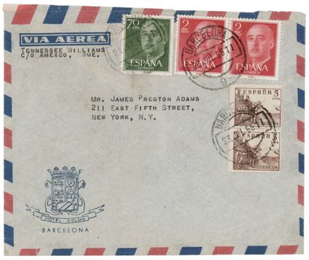 Lot #597 Tennessee Williams Typed Letter Signed as 