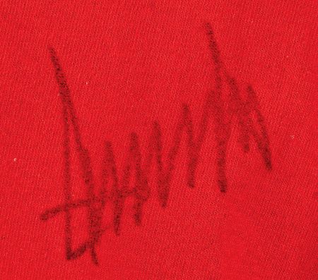 Lot #200 Donald Trump Signed T-Shirt - Super Bowl LVII - Image 2