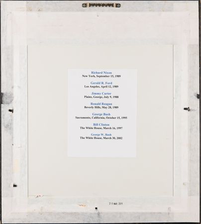 Lot #84 Seven Presidents (7) Multi-Signed 'Presidential Seal' Photograph - Image 4