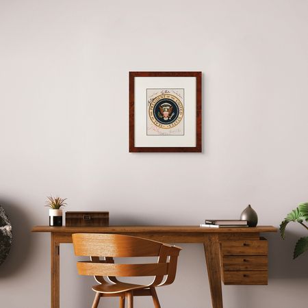 Lot #84 Seven Presidents (7) Multi-Signed 'Presidential Seal' Photograph - Image 5