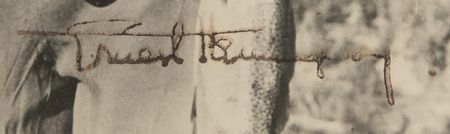 Lot #585 Ernest Hemingway Signed 'Fishing' Photograph - Quintessential Uninscribed Portrait - Image 3