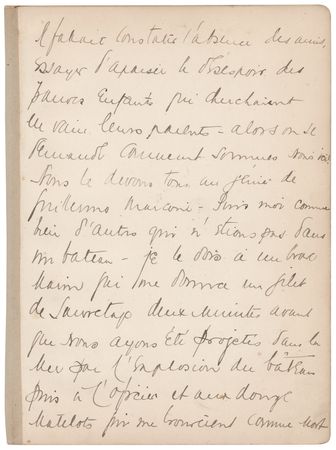 Lot #373 RMS Lusitania Handwritten Remembrance (1917) - Image 2